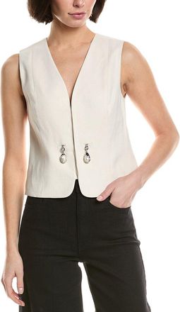 A.L.C. A. L.C. Leo Linen-Blend Vest