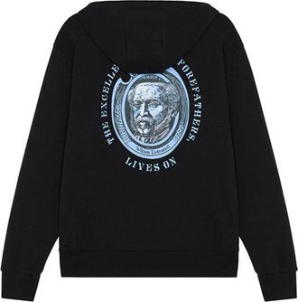 New Balance Mens New Balance Alphabet Character Printing Pattern Hooded Long Sleeves Black MT13929-BK