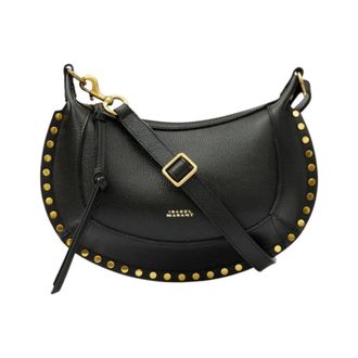 Isabel Marant Oskan Moon Shoulder Bag - female - Isabel Marant - Cross Body Bags - Black - ONE SIZE - Bags
