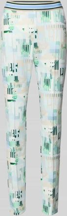 Marc Cain Slim Fit Leggings mit elastischem Bund in Offwhite, Gr&ouml;&szlig;e 34