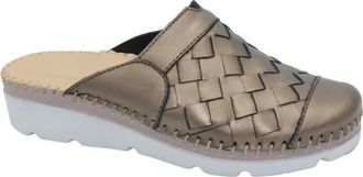 Eric Michael Womens Nikita Mule In Pewter