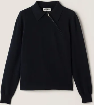 Miu Miu Cashmere polo shirt