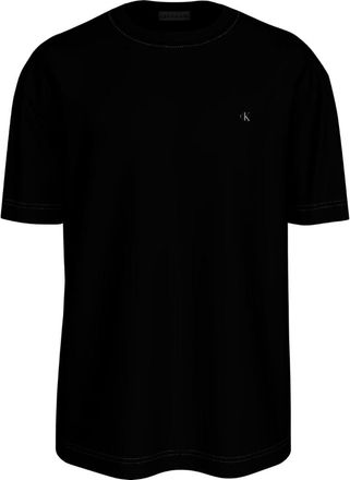 Calvin Klein Jeans Mens SS Classic Monogram TEE LV04RD254G Tees, Black (Black), XL