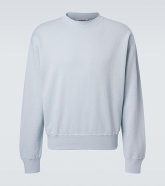 Auralee Cotton, wool and silk sweatshirt