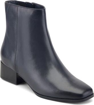 Easy Spirit Sidney Leather Bootie in Blue at Nordstrom, Size 9.5