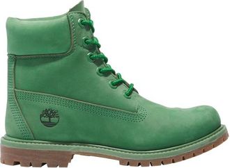Timberland Womens 6 Premium Waterproof Boots - Green Size 10.0