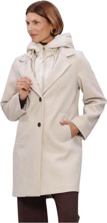 Beaumont Amsterdam Elvira Jas - Dames - Mantel - Beige - L - Wol - Jassen
