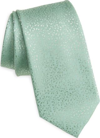 Calvin Klein Baker Floral Tie in Sage at Nordstrom Rack