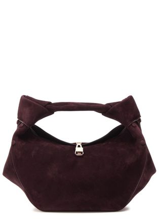 Gabriela Hearst Antonia Mini Suede top Handle bag - Bordeaux - One Size