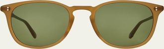 Garrett Leight Mens Kinney Acetate Square Sunglasses