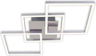 Briloner Lampada da soffitto led dimmerabile orientabile 36 w argento metallo-plastica IP20 Briloner