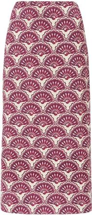 La DoubleJ Dames, Rokken, Paars, Maat: 2XL Katoen