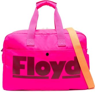 Floyd logo-print zipped holdall - unisex - Polyamide/Nylon - One Size - Pink