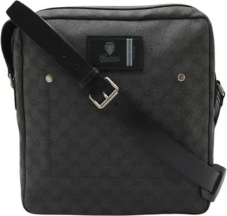 Gucci Pre-owned GG Canvas Schoudertas - Dames - Vintage Schoudertas - Zwart - ONE Size - Vintage