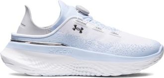Under Armour Mens SlipSpeed Mega Ripstop - Basketball Shoes White/Metallic Silver/Nimbus Blue Size 10.0