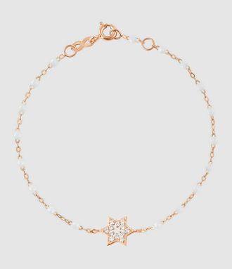 Gigi Clozeau Bracelet &Eacute;toile de David Diamants R&eacute;sine Or