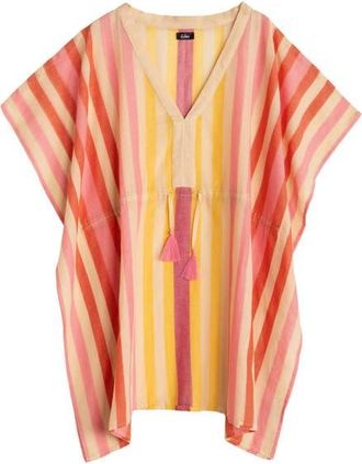 Echo Cabana Stripe Caftan in Beach Pink at Nordstrom, Size X-Small