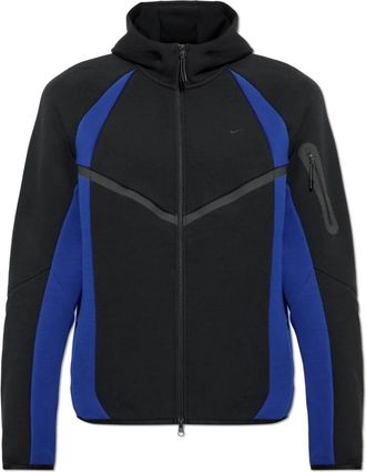 Nike Tech Fleece Pro Hoodie - Heren - Sportshirts - Zwart - M - Katoen - Fitness