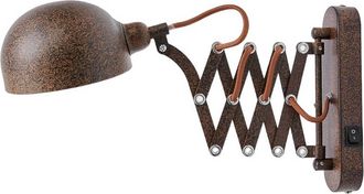 Lindby L&aacute;mpara De Pared curtis En Marr&oacute;n Metal - Lindby