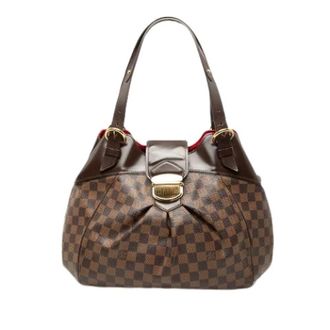 Louis Vuitton Pre-owned Sistina GM - Dames - Pre-owned - Bruin - Maat: ONE Size Leer