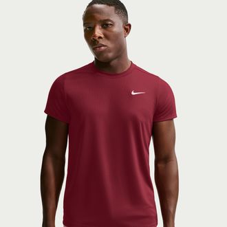 Nike Mens Court Victory Dri-FIT Tennis Top in Red | FZ6921-677