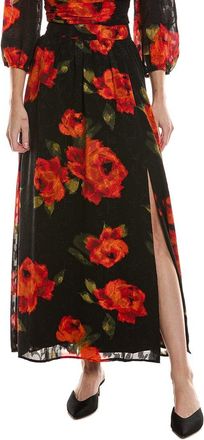 Shelli Segal Jacquard Maxi Skirt