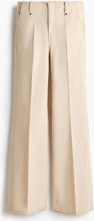 H&M Bootcut High Waist Jeans in Light Beige at Nordstrom, Size 10