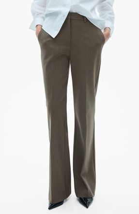 Mango Emma Flare Pants in Green at Nordstrom Rack, Size 2
