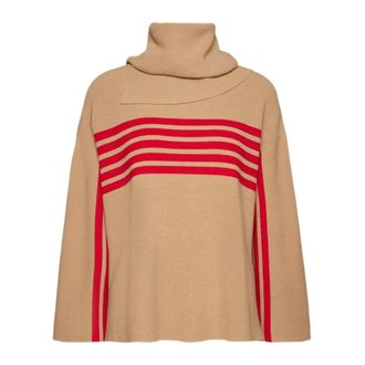 Elena Miro Dames, Truien, Bruin, Maat: XS Wol