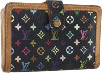 Louis Vuitton Pre-owned Wallets, female, Black, Size: ONE SIZE Pre-owned Vintage Canvas Wallet