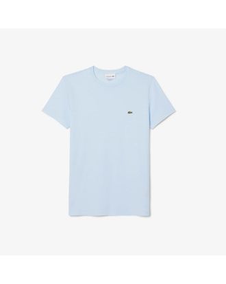 Lacoste Heren Crew Neck Pima Katoenen Jersey T-shirt