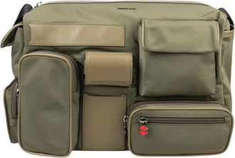 Kiton Multitasking Tas - Heren - Schoudertassen - Groen - ONE Size - Tassen