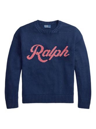 Polo Ralph Lauren logo-detailing sweater - Blue