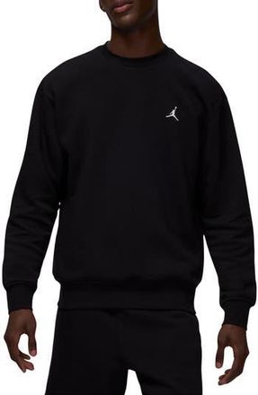Nike Jordan Break Fleece Crewneck Sweatshirt in Black/White at Nordstrom Rack, Size Small