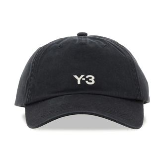 Yohji Yamamoto Dad Cap - Heren - Petten - Zwart - M - Katoen - Accessoires