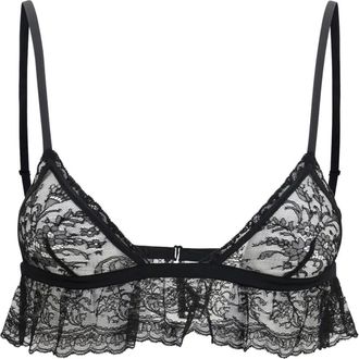 Dolce & Gabbana Reggiseno in Pizzo Senza Ferretto - - Underwear - Donna - Nero - S