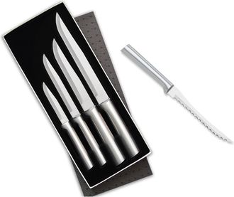 Rada 4 Piece Wedding Register Set & 5-Inch Tomato Slicer Stainless Steel Serrated Blade