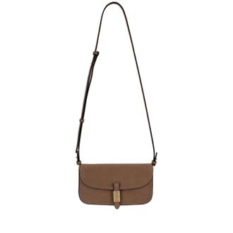 Pinko Saddle Leather Shoulder Bag