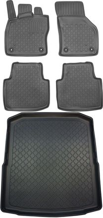 OEM Skoda Superb Iii Sed&aacute;n Desde Mayo De 2015. Juego De Alfombrillas Para Coche Y Maletero