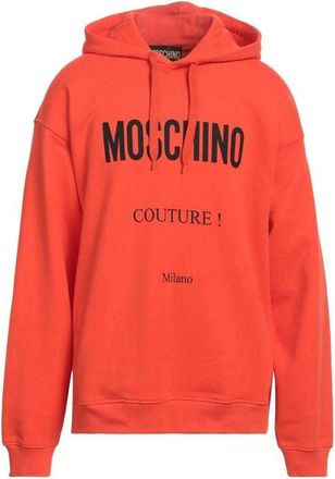 Moschino Heren Couture Milano Hoodie (Oranje)