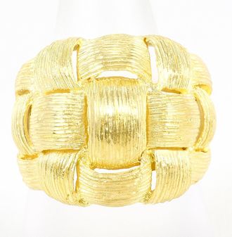 C&A Yellow Gold Yellow Gold (18K) Band Ring (Pre-Owned)