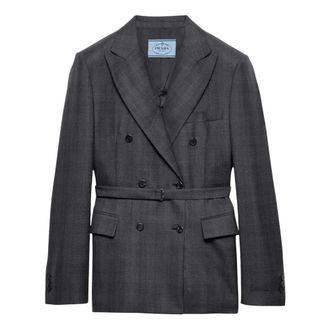 Prada Giacca - female - Prada - Blazers - Gray - XS - Jackets