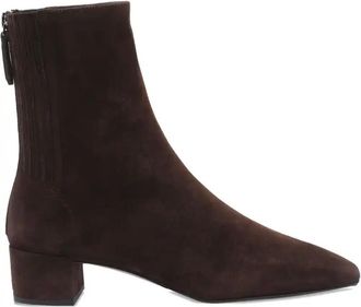 Aquazzura 35mm Saint Honore Boots - Womens - Calf Leather/Calf Suede