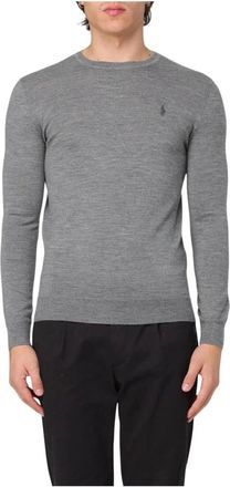 Polo Ralph Lauren Heren, Truien, Grijs, Maat: S Wol