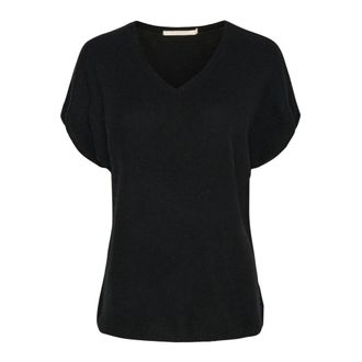 BTF-CPH Btfcph - V-hals Kasjmier T-shirt - Dames - Truien - Zwart - Maat: S Kasjmier