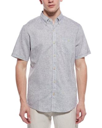 Weatherproof Vintage Weatherproof Vintage Linen-Blend Mixy Solid Shirt