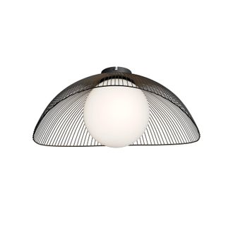 Lindby Lindby L&aacute;mpara De Techo fabronia En Negro Metal