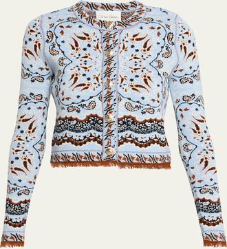 Cara Cara Livi Jacquard Wool-Blend Jacket