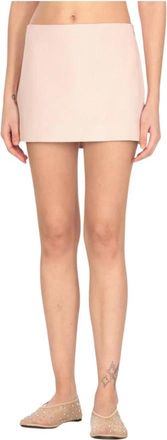 Khaite Dames, Rokken, Roze, Maat: XS Leer