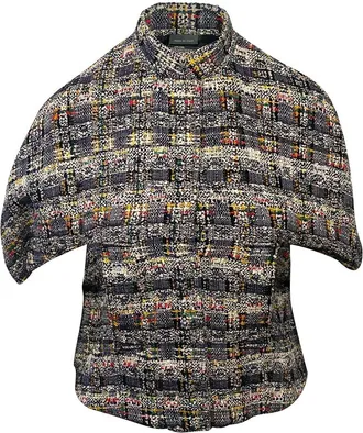 Alexander McQueen Alexander Mcqueen Cocoon Tweed Jacket, Size It, 40 (Authentic Pre-Loved)